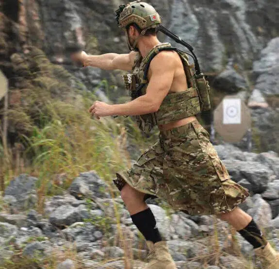 Scottish Tactical Camouflage Kilt-clothing-Biu Blaster-Biu Blaster