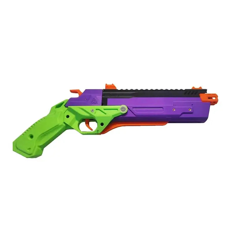 The Awaken (JingZhe) 3D Printed Break Action Blaster V2.7-m416gelblaster-purple black green (non shell ejecting)-m416gelblaster