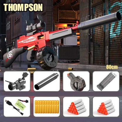 Thompson Electric Shell Ejection Foam Dart Blaster-m416gelblaster-red-m416gelblaster