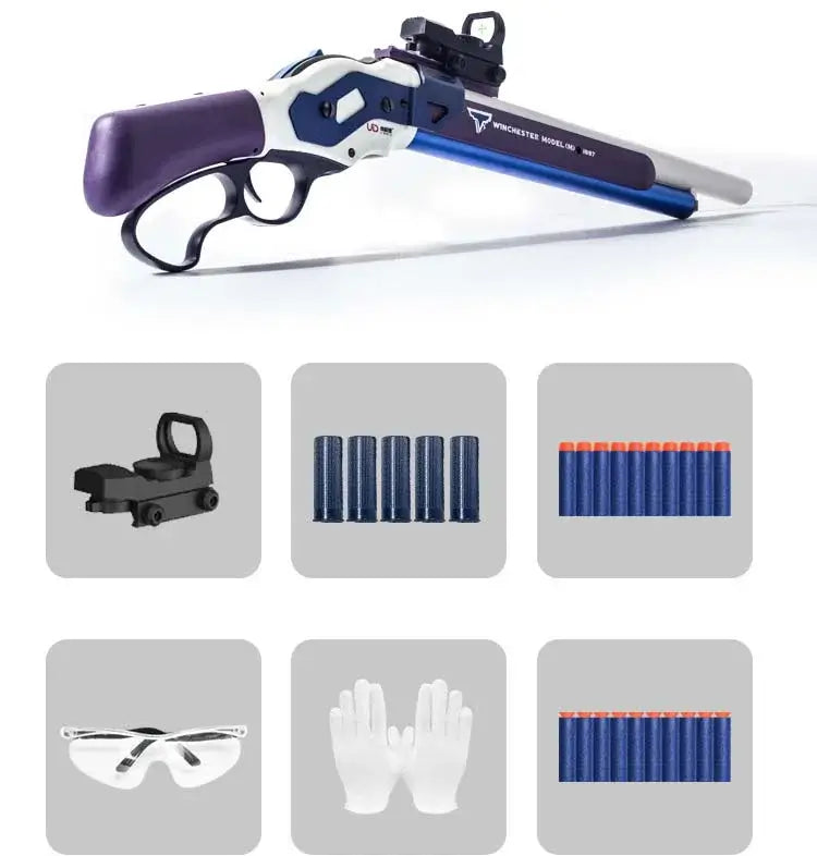 UDL Lever Action Winchester M1887 Nerf Gun – m416gelblaster