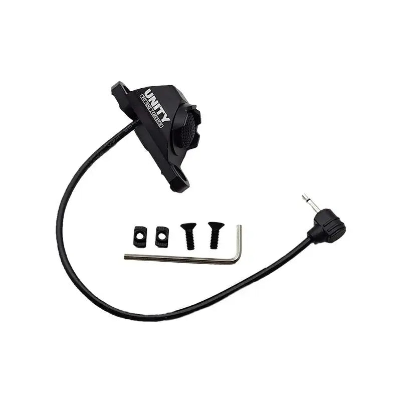 Unity Tactical Laser Flashlight Hot Button Remote Pressure Switch-m416gelblaster-black-2.5mm-m416gelblaster