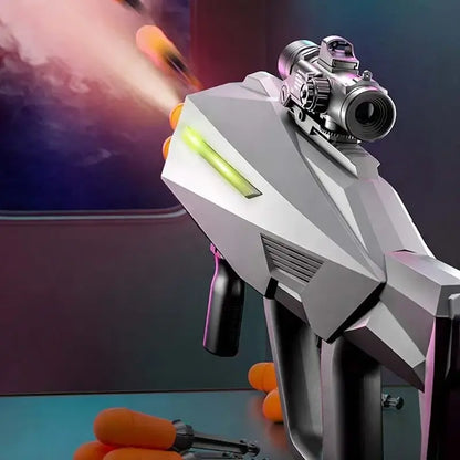 Cyberpunk 8-Shot Rocket Launcher with Mist Smoke & LED Effects-m416gelblaster-m416gelblaster