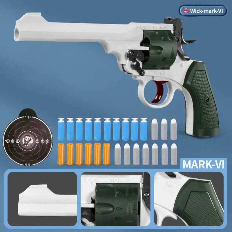 Wick Webley MK VI Revolver Dart Blaster & Accessories-m416gelblaster-long (green)-m416gelblaster