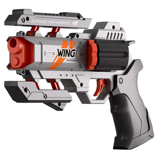 Wing Mechwarrior Rapid Deformation Burst Revolver Dart Blaster-m416gelblaster-m416gelblaster