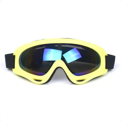 X400 Coloured Frame Hard Sports Safety Goggles-m416gelblaster-yellow-m416gelblaster