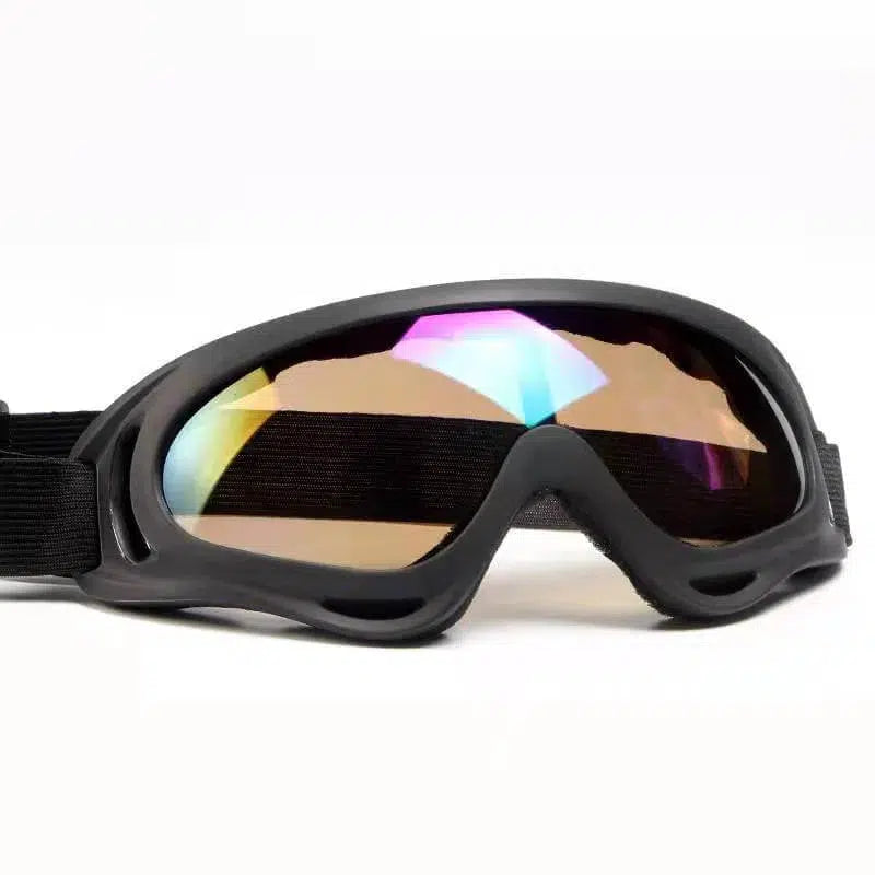 X400 Coloured Frame Hard Sports Safety Goggles-m416gelblaster-black-m416gelblaster