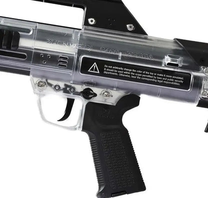 ZWQ S400 Zebra Manual Bullpup Nerf Blaster-m416gelblaster-m416gelblaster