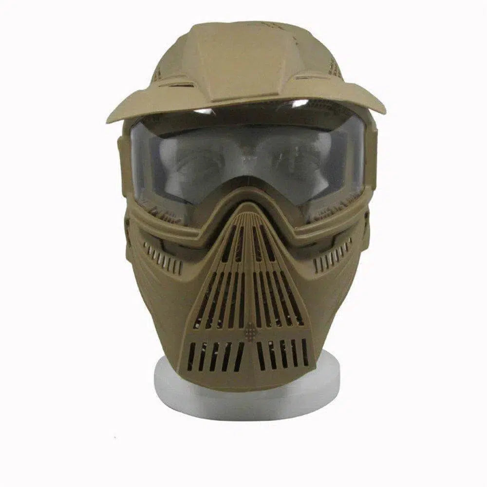 K2 Tactical Full Face Mask-tactical gears-Biu Blaster-tan-Biu Blaster