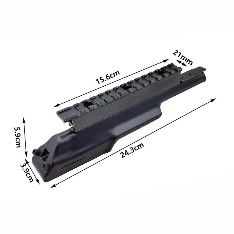 RX AK47 AK102 Metal Receiver Cover 20mm Rail Mount-m416gelblaster-C-m416gelblaster