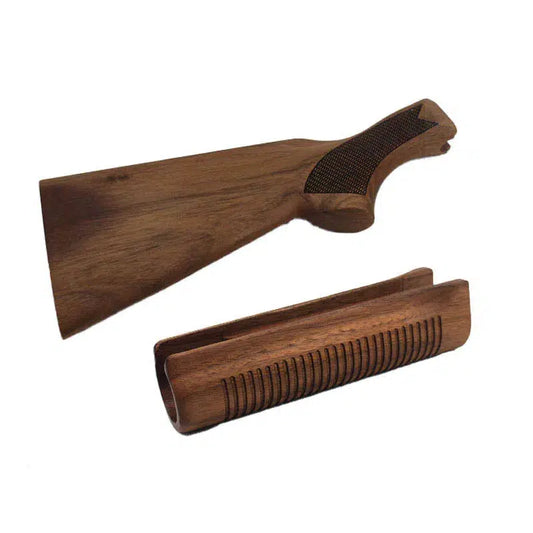 AKA M870 Wooden Butt Stock w/ Handguard-m416gelblaster-m416gelblaster
