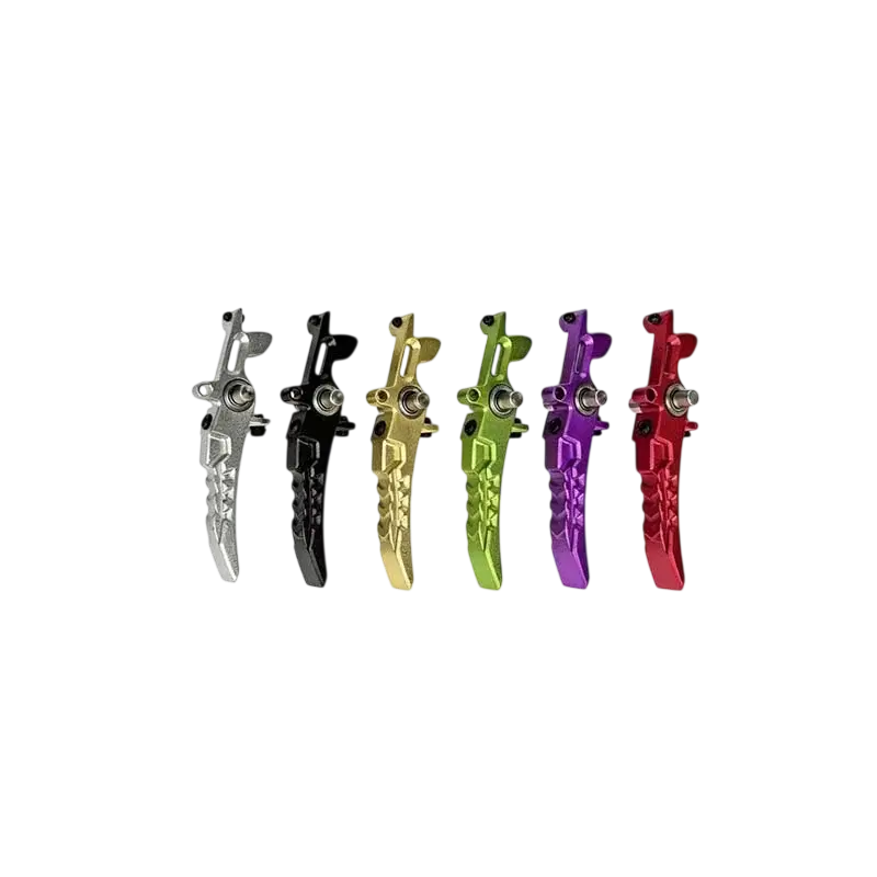 CNC Alloy Gel Blaster Metal Trigger for V2 and ATM Gearbox