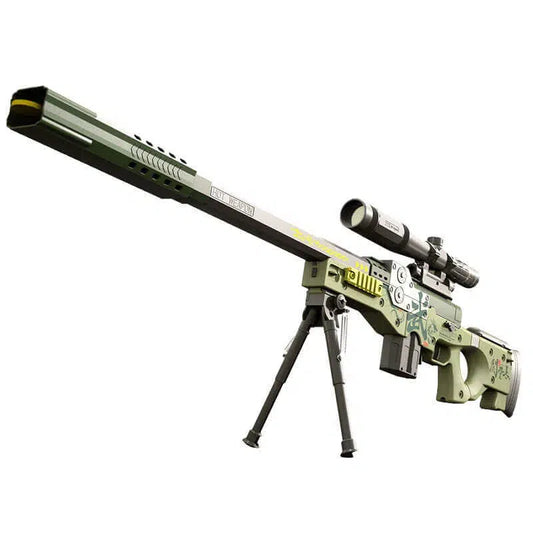 Mag-Fed Electric AWM Sniper Foam Disc Gun-m416gelblaster-awm foam disc blaster-m416gelblaster