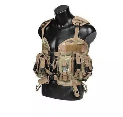 Black Tactical Vest – Modular Load Assault Gear For Military, SWAT, Airsoft, Outdoor