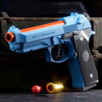 Beretta M9A3 Blowback Semi-Auto Shell Ejecting Soft Bullet Toy Gun-m416gelblaster-blue-m416gelblaster