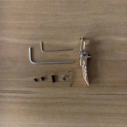 CNC Alloy Gel Blaster Metal Trigger for V2 and ATM Gearbox