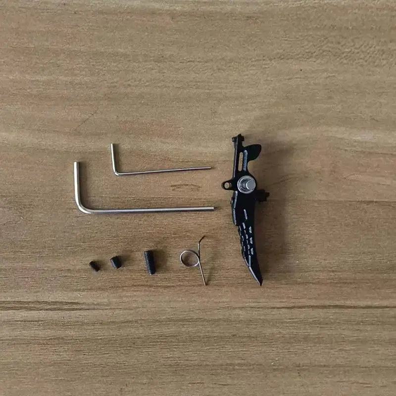 CNC Alloy Gel Blaster Metal Trigger for V2 and ATM Gearbox