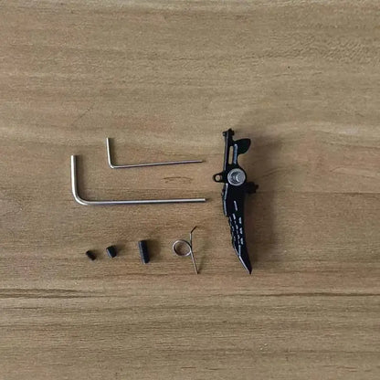 CNC Alloy Gel Blaster Metal Trigger for V2 and ATM Gearbox