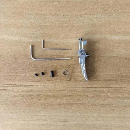 CNC Alloy Gel Blaster Metal Trigger for V2 and ATM Gearbox