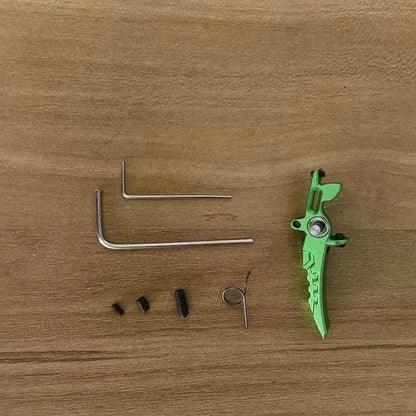 CNC Alloy Gel Blaster Metal Trigger for V2 and ATM Gearbox