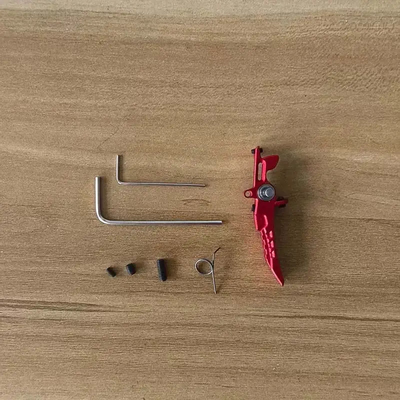 CNC Alloy Gel Blaster Metal Trigger for V2 and ATM Gearbox