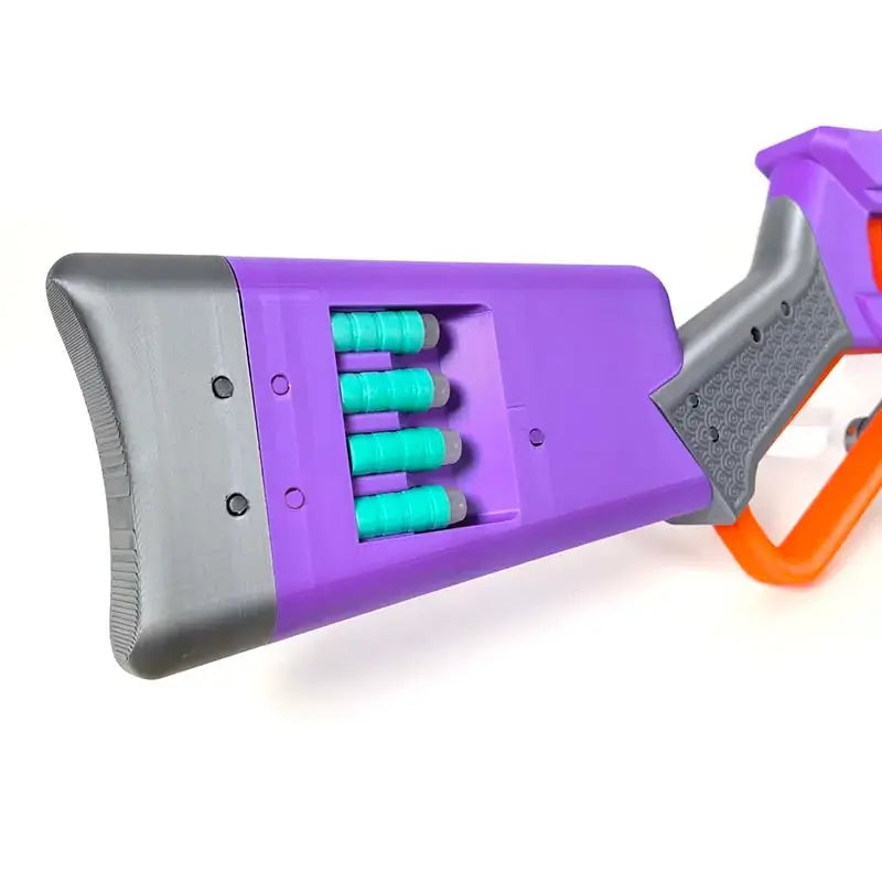Gisela 2 Low Hardware Lever-Action Breech Loader 3D Print Blaster