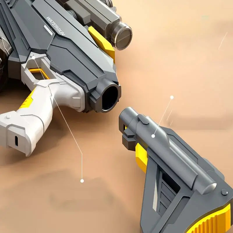 Water Assault Rifle Large Capacity Water Absorption Manual/Auto Rifle Water Gun ...