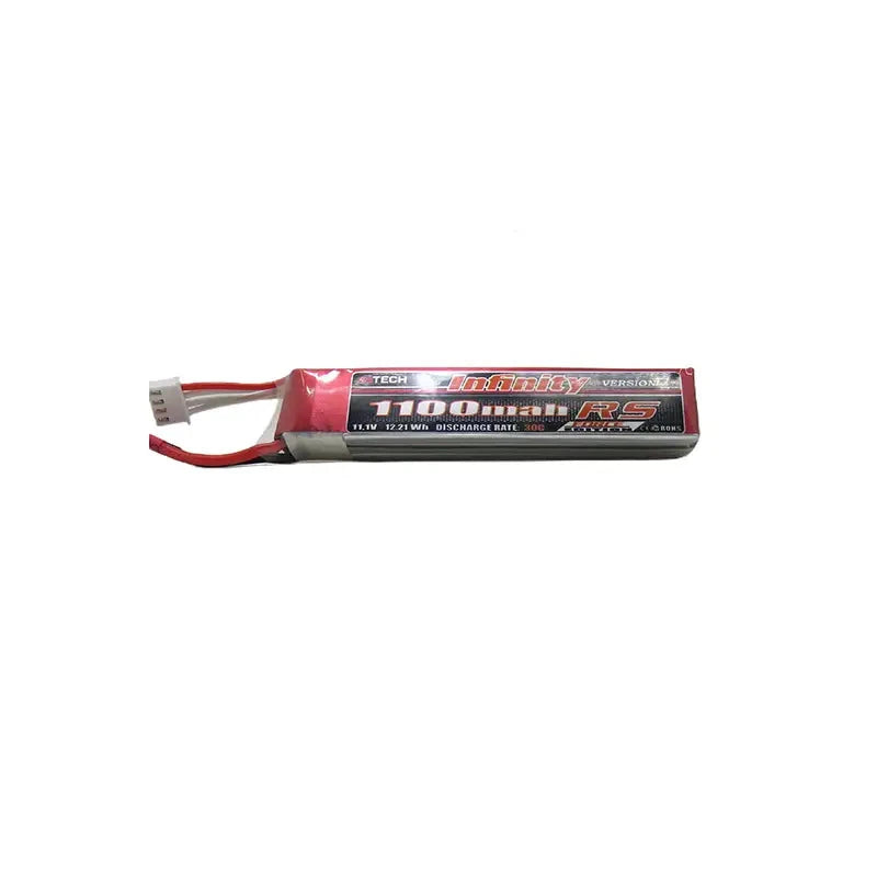 Ahtech Infinity XT30 SM Tamiya Plug 2-3S LiPo Battery 7.4v 11.1v-m416gelblaster-11.1v 1100mah 30c 100*20*18mm-sm-m416gelblaster