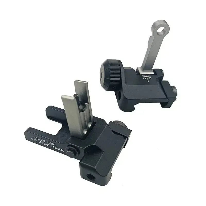 KAC 300 Flip Up Front Rear Backup Iron Sights – m416gelblaster