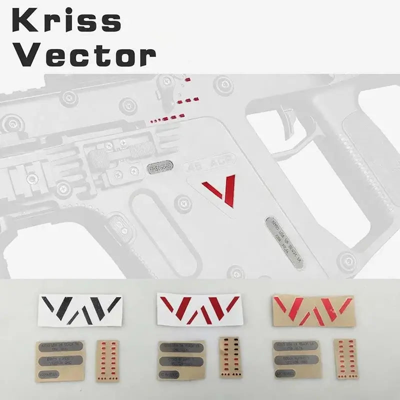 Kriss Vector Blaster Metal Stickers-m416gelblaster-m416gelblaster