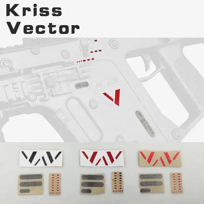 Kriss Vector Blaster Metal Stickers-m416gelblaster-m416gelblaster