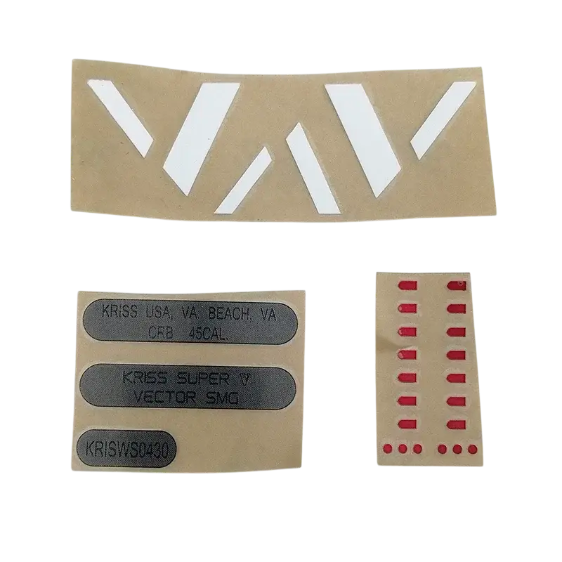 Kriss Vector Blaster Metal Stickers-m416gelblaster-white-m416gelblaster