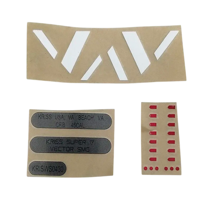 Kriss Vector Blaster Metal Stickers-m416gelblaster-white-m416gelblaster