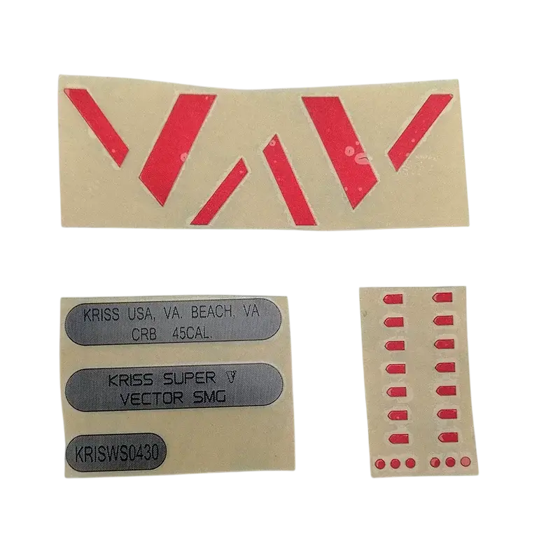 Kriss Vector Blaster Metal Stickers-m416gelblaster-red-m416gelblaster