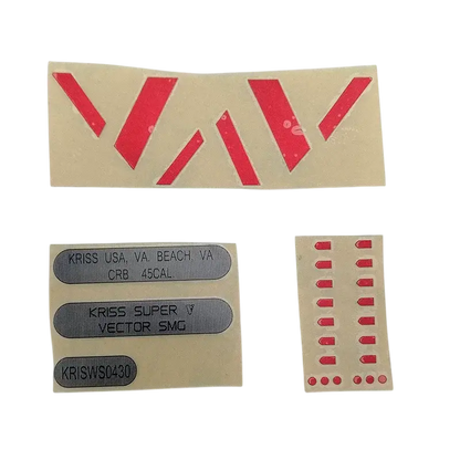 Kriss Vector Blaster Metal Stickers-m416gelblaster-red-m416gelblaster