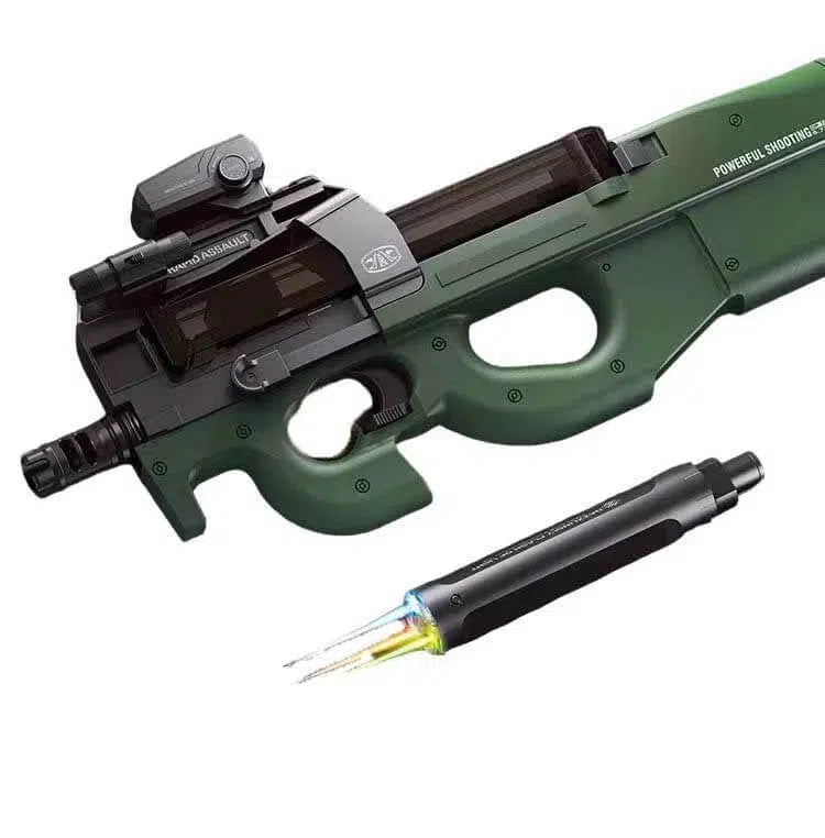 Lehui P90 Gel Gun Electric Orbeez Blaster with Tracer – m416gelblaster