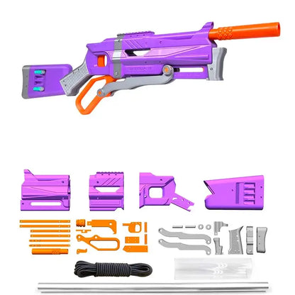 Gisela 2 Low Hardware Lever-Action Breech Loader 3D Print Blaster