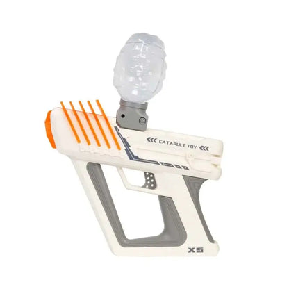X5 Space Sci-Fi Electronic Hopper Fed Automatic Orbeez Gun-m416gelblaster-orange-m416gelblaster