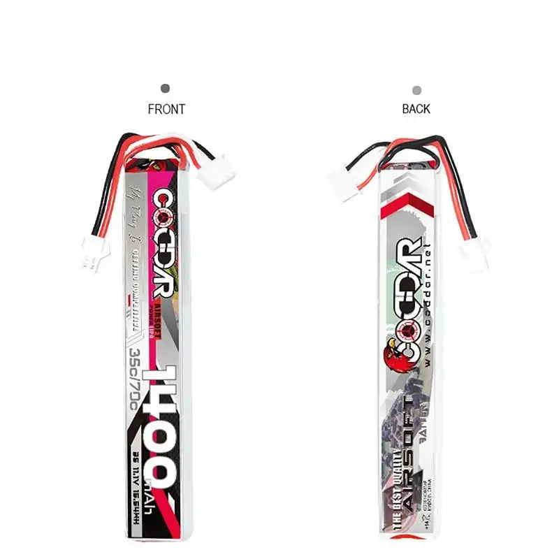 CODDAR 2S 3S 7.4v 11.1V 35C High Discharge LiPo Battery-m416gelblaster-m416gelblaster