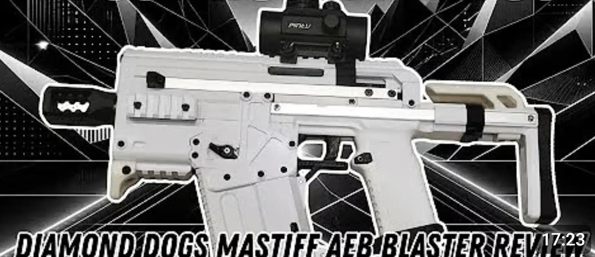 Load video: review video on the Diamond Dogs Mastiff AEB Blaster
