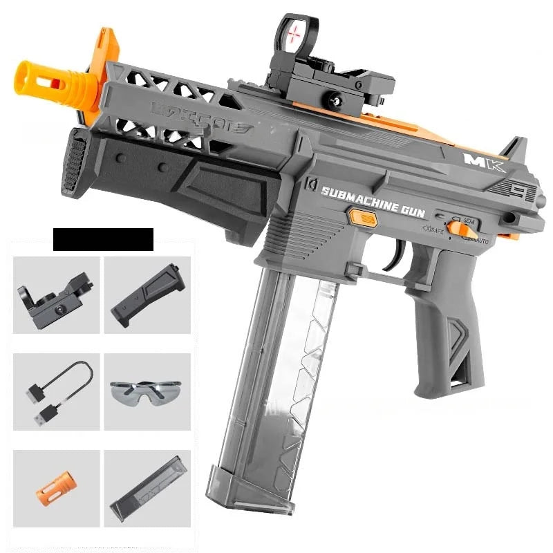 Unicorn MK9 Electric Nylon Gel Blaster Submachine Gun-m416gelblaster-gray-m416gelblaster