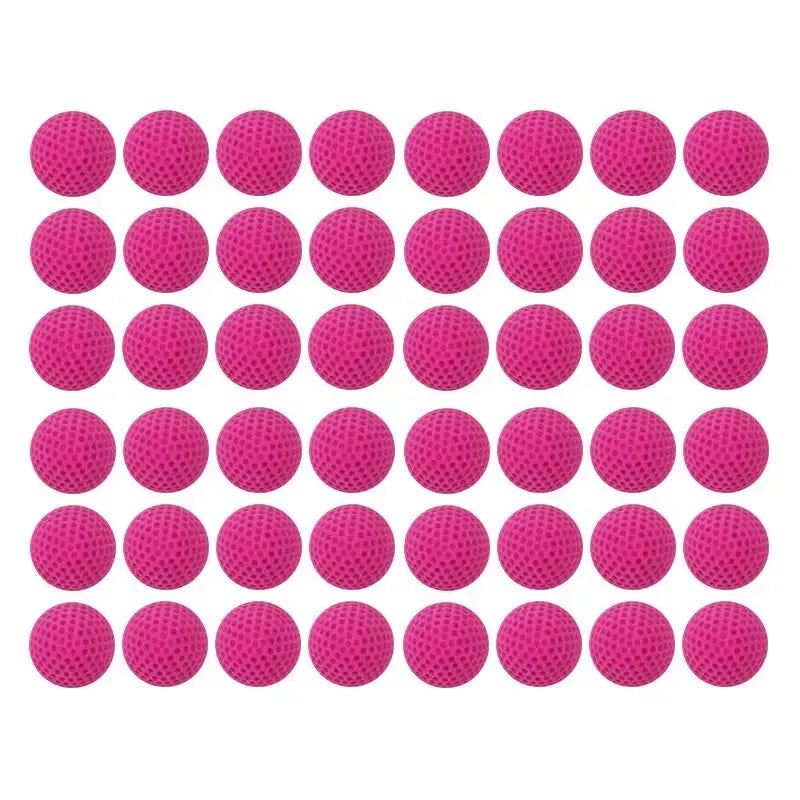 100pcs Eva Round Ball Bullet Ammo for Zeus Apollo Blaster-nerf darts-m416gelblaster-rose-m416gelblaster