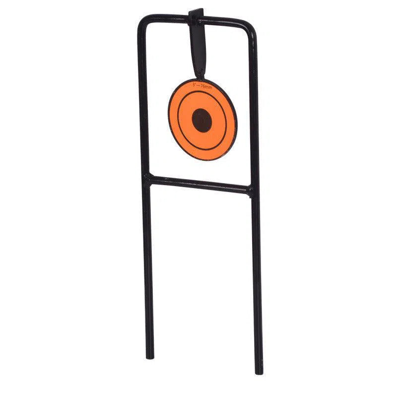 Iron Target Outdoor Practice 1-Plate Reset Spinner Shooting Target – m416gelblaster