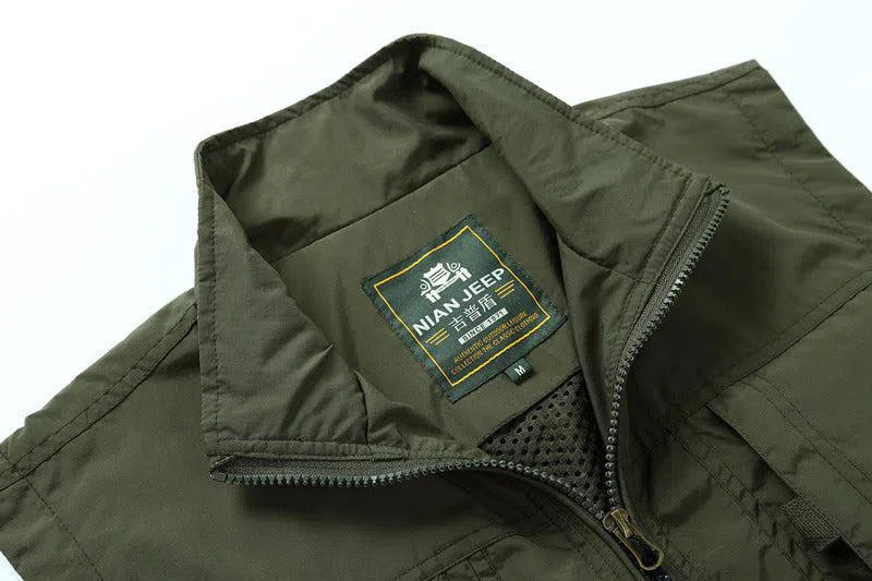 Outdoor Quick-drying Jacket Sleeveless Fishing Hunting Vest Multi-pock –  m416gelblaster