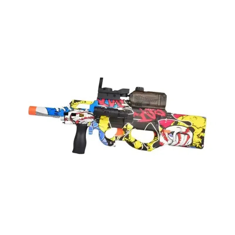 Large P90 Electric Hopper Fed Orbeez Toy Gun with Universe Skin Large P90 Electric Hopper Fed Orbeez Toy Gun with Universe Skin