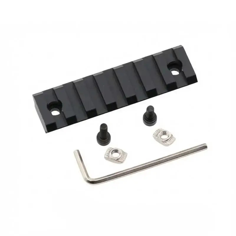 M-Lok Metal Picatinny Rail Section 3/5/7/9/11/13 Slot-m416gelblaster-black-7 slot-m416gelblaster