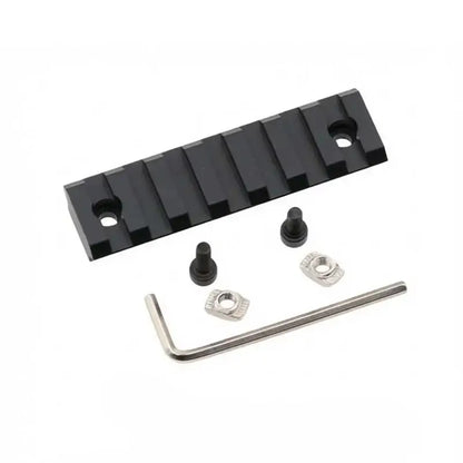 M-Lok Metal Picatinny Rail Section 3/5/7/9/11/13 Slot-m416gelblaster-black-7 slot-m416gelblaster