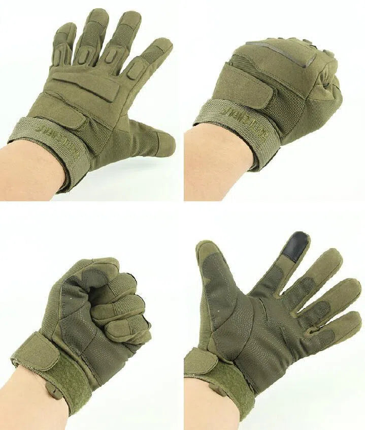 Russian army Black tactical gloves full finger touch screen outdoor protection Hunting Gloves-clothing-Biu Blaster-Uenel