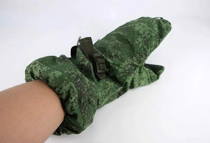 Russian SPN mountain all-weather gloves EMR camouflage waterproof detachable plush lining-clothing-Biu Blaster-Uenel