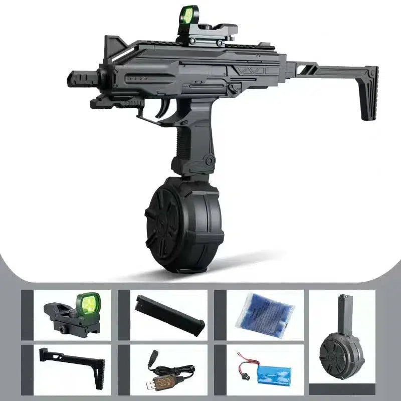Sembylon Uzi Gel Ball Blaster with Rotary Drum – m416gelblaster