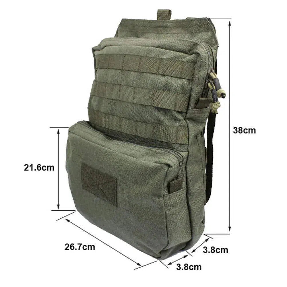 Tactical MOLLE Hydration Pack for 3L Hydration Water Bladder-pouch-Biu Blaster-Uenel